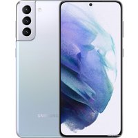 Телефон Samsung Galaxy S21+ 5G SM-G996B/DS 8GB/256GB Восстановленный by Breezy, грейд C (серебряный фантом)