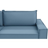 Угловой диван Mio Tesoro Дюссельдорф 293 1.5ек-1.5пф (1175 Savanna Plus Blue)