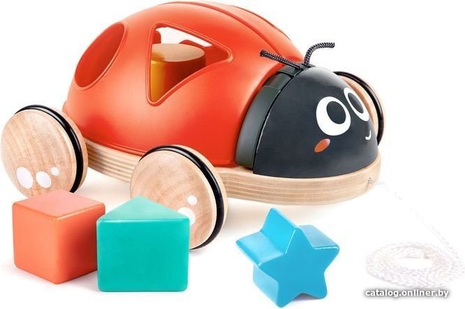 Развивающая игрушка Hape Сортер Божья коровка E0364_HP