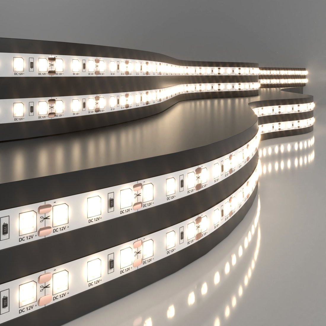 

Светодиодная лента Elektrostandard 12V 9.6W 120Led 2835 IP20 теплый белый, 5м