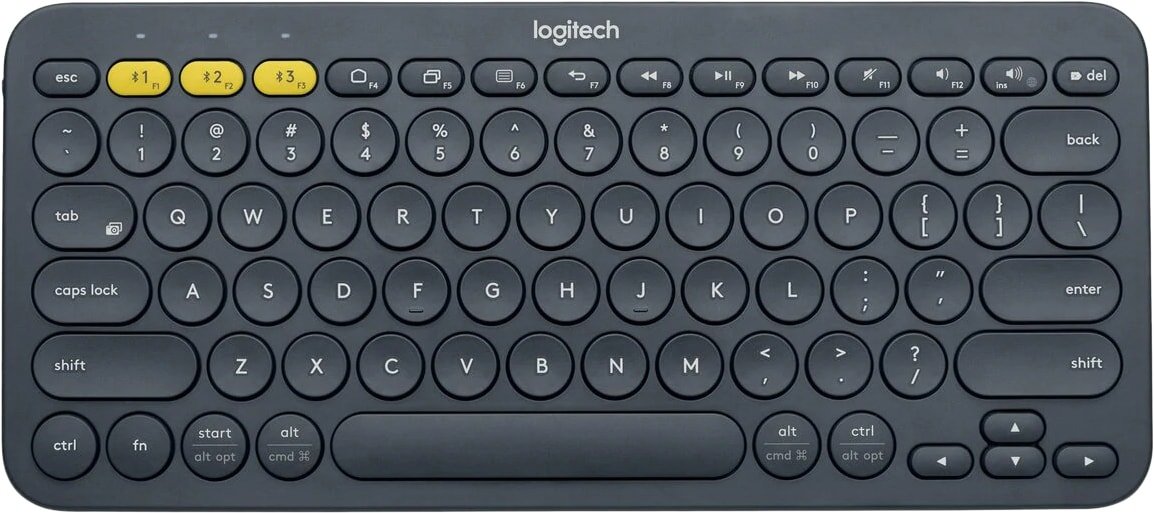 

Клавиатура Logitech Multi-Device K380 Bluetooth 920-007596 (черный, нет кириллицы)