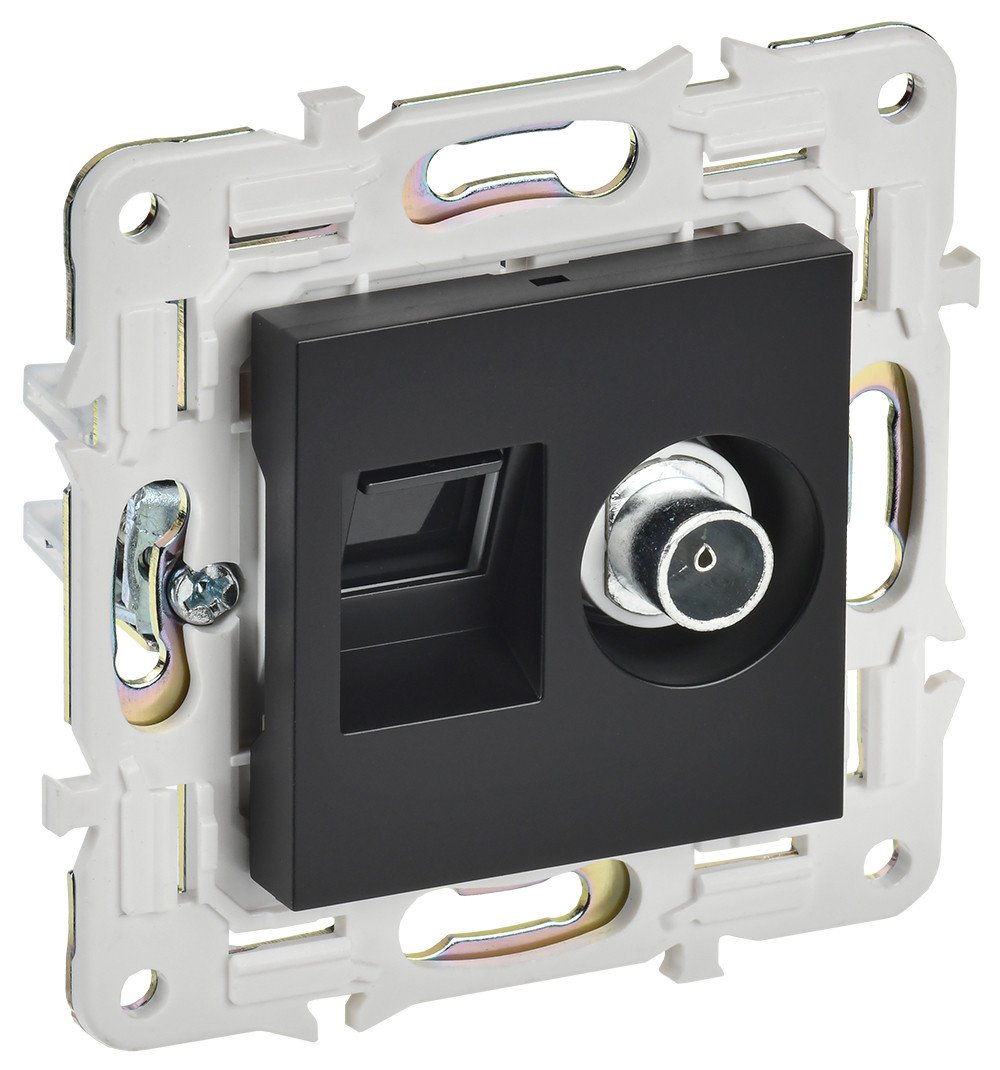 

Розетка компьютерная IEK Skandy SK-AK20-1-K02