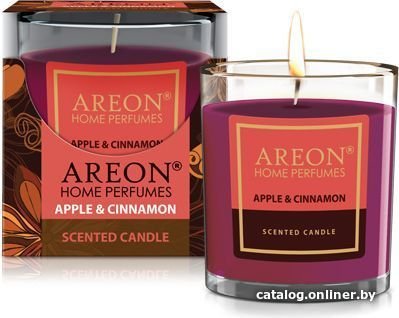 

Ароматизированая свеча Areon Apple & Cinnamon CR01 (120г)