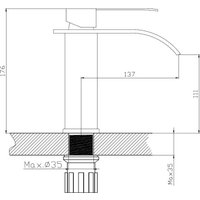 Смеситель Valfex Sirius Steel VF.12815