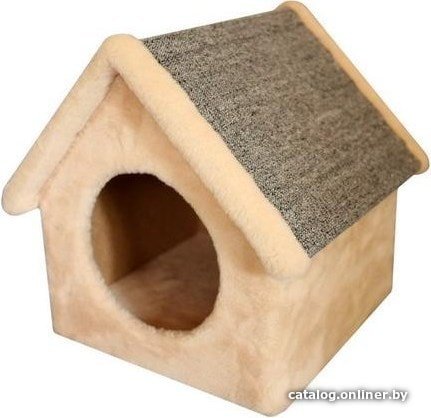 Домик Cat House Будка 38 (бежевый)
