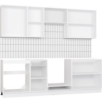 Готовая кухня Mio Tesoro Корнелия Ода-плюс 2.4 без столешницы (капучино)