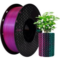 Филамент Kingroon PLA Tri Color Silk 1.75мм NSC020 (1кг, Red/Green/Blue)