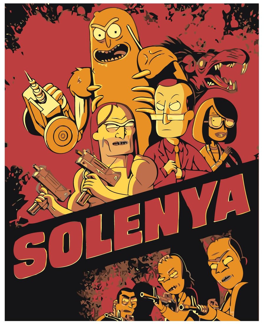 

Картина по номерам SLAVINA Рик и Морти Z-AB458