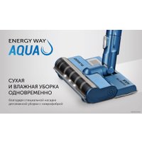 Вертикальный пылесос с влажной уборкой Polaris PVCS 7000 Energy Way Aqua (синий)