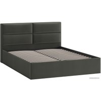 Кровать Трия Глосс универсальный тип 1 160x200 (велюр Confetti Stone)