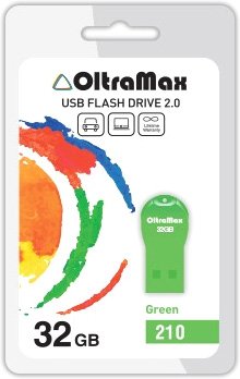 USB Flash OltraMax 210 32GB (зеленый) [OM-32GB-210-Green]