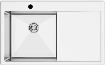 Кухонная мойка Asil AS 3071 (левая, матовая, 1 мм)