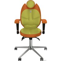 Офисное кресло Kulik System Trio (азур, оранжевый/оливковый)