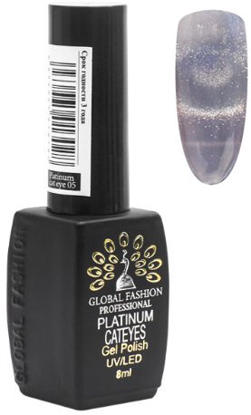 Декоративная и уходовая косметика для ногтей Global Fashion Platinum Кошачий глаз 11 (8мл)