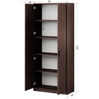 Шкаф распашной Involux Престон 226H024 (венге)