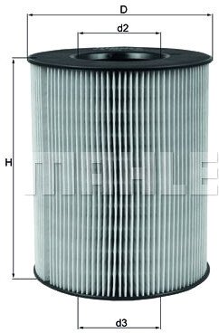 

Воздушный фильтр Knecht/Mahle LX794