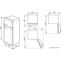 Холодильник Smeg FAB30RAZ1