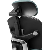 Игровое (геймерское) кресло Jiqiao R6001-ЧЗ (черный/бирюзовый)
