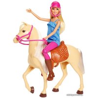 Кукла Barbie Horse and Doll FXH13