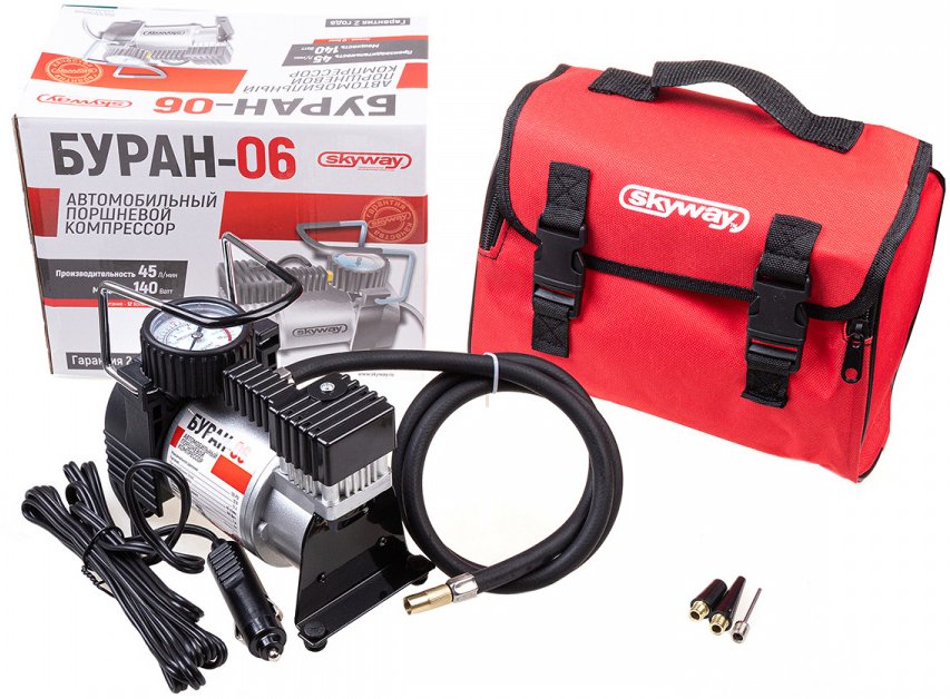 

Автомобильный компрессор Skyway Буран-06