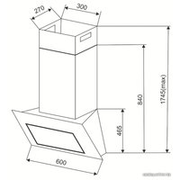 Кухонная вытяжка Exiteq Anastasia 60