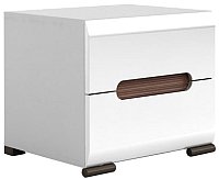 Тумба Black Red White Azteca S205-KOM2S/4/5 (белый/белый блеск)