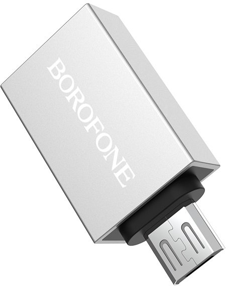 

Адаптер Borofone BV2 USB Type-A - microUSB