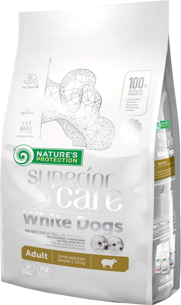 

Сухой корм для собак Nature's Protection SC White Dogs Lamb Adult Small and Mini Breeds NPSC45664 10 кг