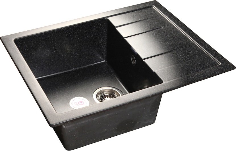 

Кухонная мойка GranFest GF-Q650L (черный)