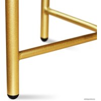 Пуфик Sheffilton SHT-B4 (голубая пастель/золото)