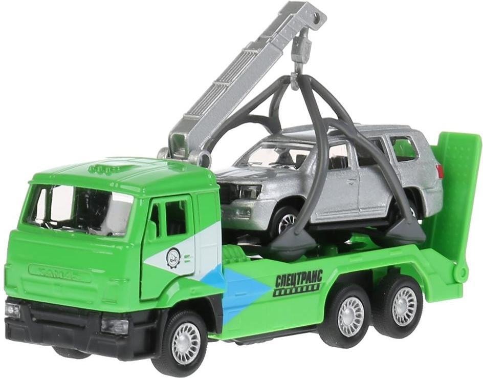 

Набор Технопарк Камаз Эвакуатор + Toyota Land Cruiser SB-17-24-R-WB