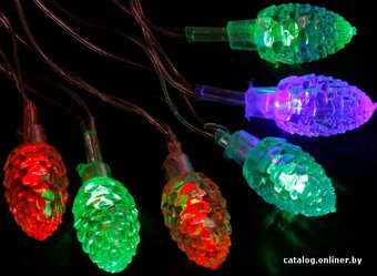 Светодиодная гирлянда Luazon Шишка большая Led-20 (5 м, мульти) [671579]