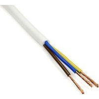 Провод силовой ВЭКЗ ПВС 3x1 (белый)