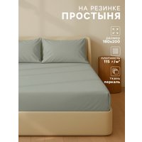 Простыня Sima-Land 10445181 (оливковый)