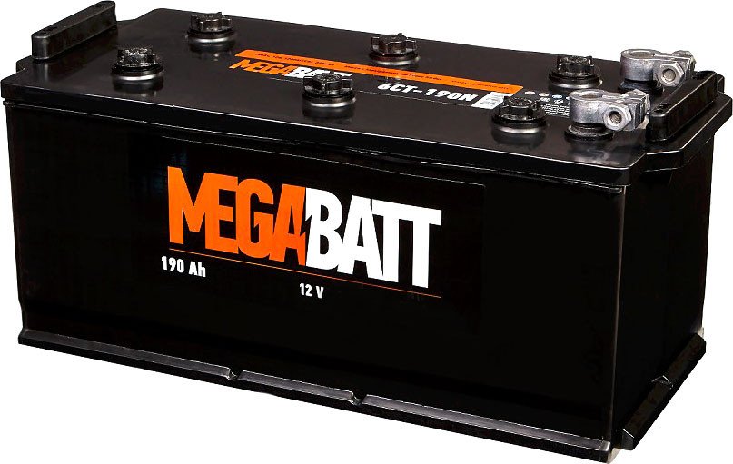 

Автомобильный аккумулятор Mega Batt 6СТ-190АE (190 А·ч)