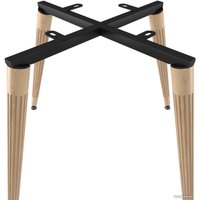 Интерьерное кресло Sheffilton SHT-ST38/S95-WH-1 (ночное затмение/прозрачный лак/черный муар)