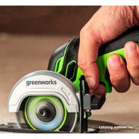 Угловая шлифмашина Greenworks GD24UCS (без АКБ)