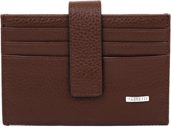 

Визитница Fabretti 46030D-12 (коричневый)