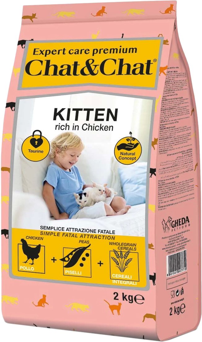 

Сухой корм для кошек Chat&Chat Expert Kitten rich in Chicken 2 кг