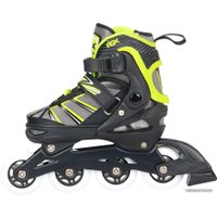 Роликовые коньки RGX Enigma (р. 27-30, черный/зеленый)