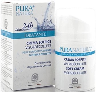  Natura House Крем для лица Pura Natura Нежный увлажняющий для лица и декольте 50 мл