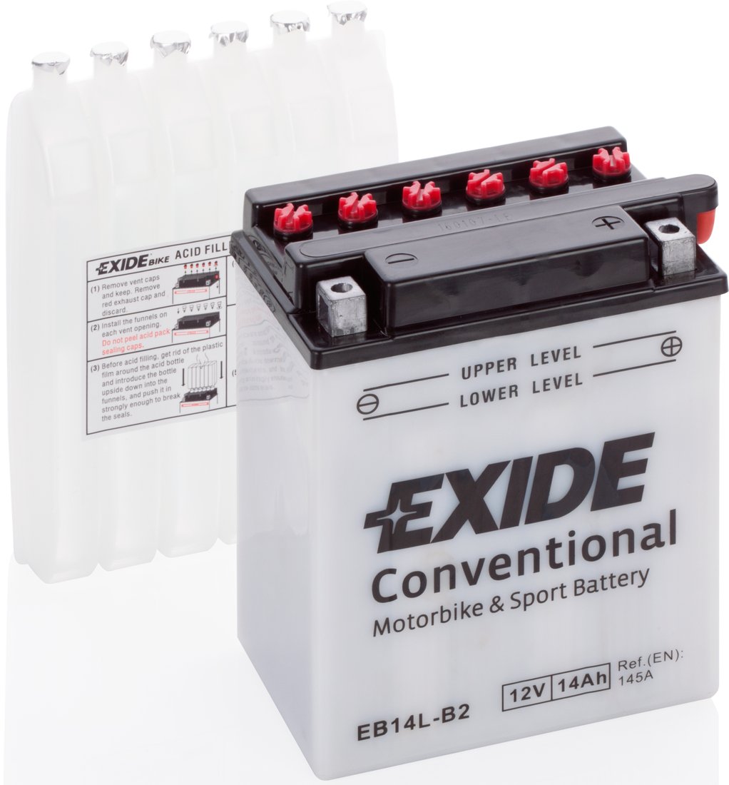 

Мотоциклетный аккумулятор Exide EB14L-B2 (14 А·ч)