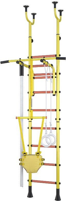 

Детский спортивный комплекс Polini Kids Sport Neo враспор (желтый)