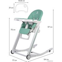 Высокий стульчик Farfello Bonitta (вечнозеленый)