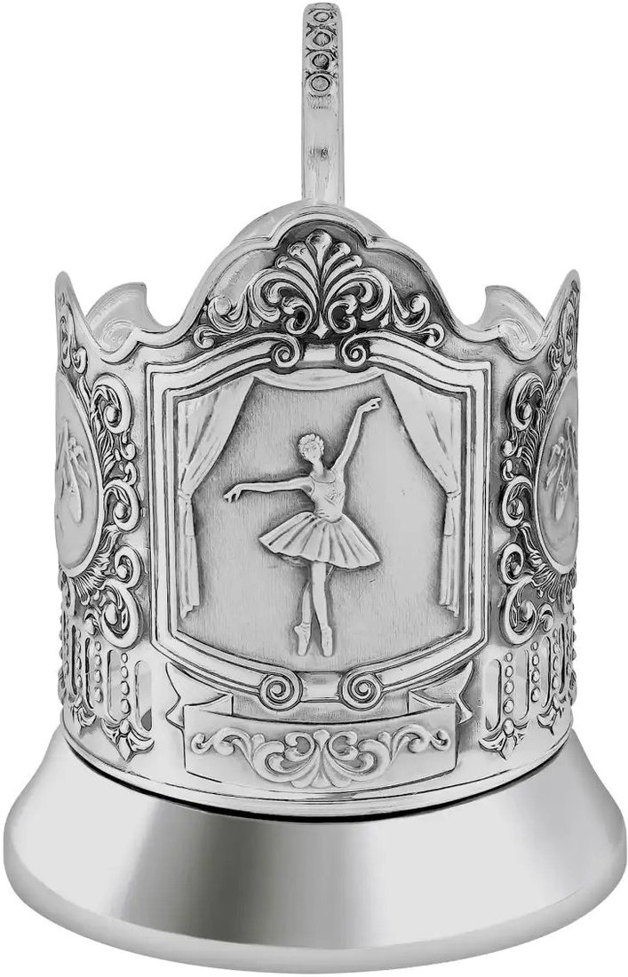

Подстаканник Кольчугинский мельхиор Балерина С36521/11