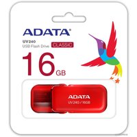 USB Flash ADATA UV240 16GB (красный)