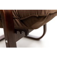 Кресло-качалка Leset Оливер (орех текстура/V 23)