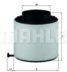 

Воздушный фильтр Mahle Knecht LX2092D