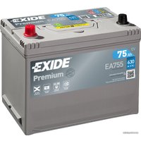 Автомобильный аккумулятор Exide Premium EA755 (75 А/ч)
