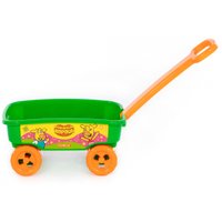 Тележка для песочницы Полесье Оранжевая корова с ручкой 83934
